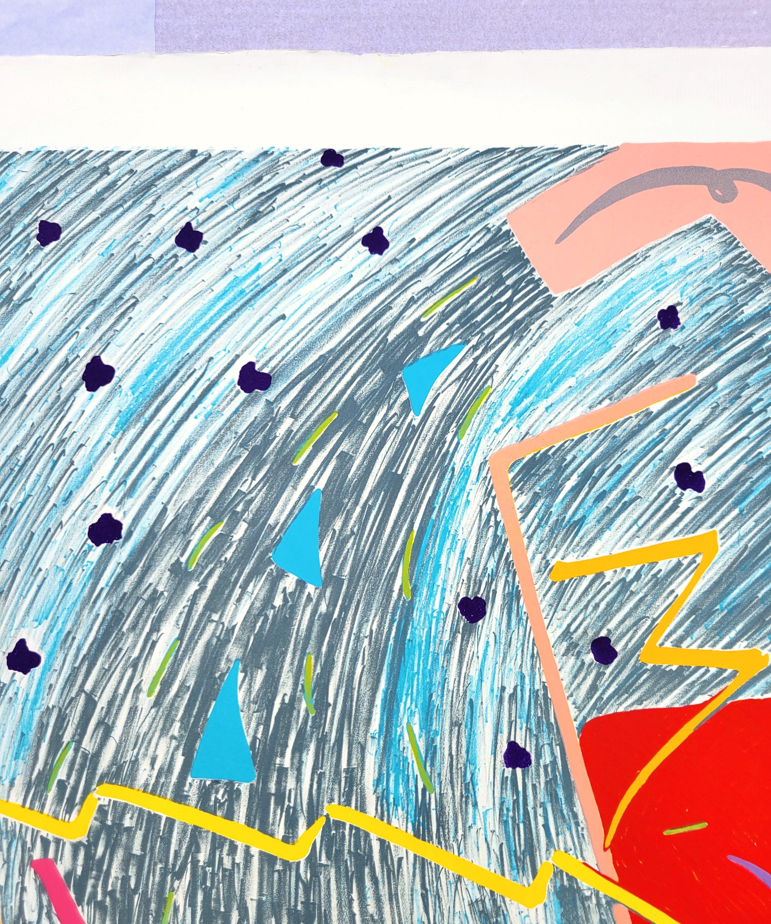 Pouring Water /// Contemporary Abstract Expressionism Geometric Rolling Stones For Sale 6