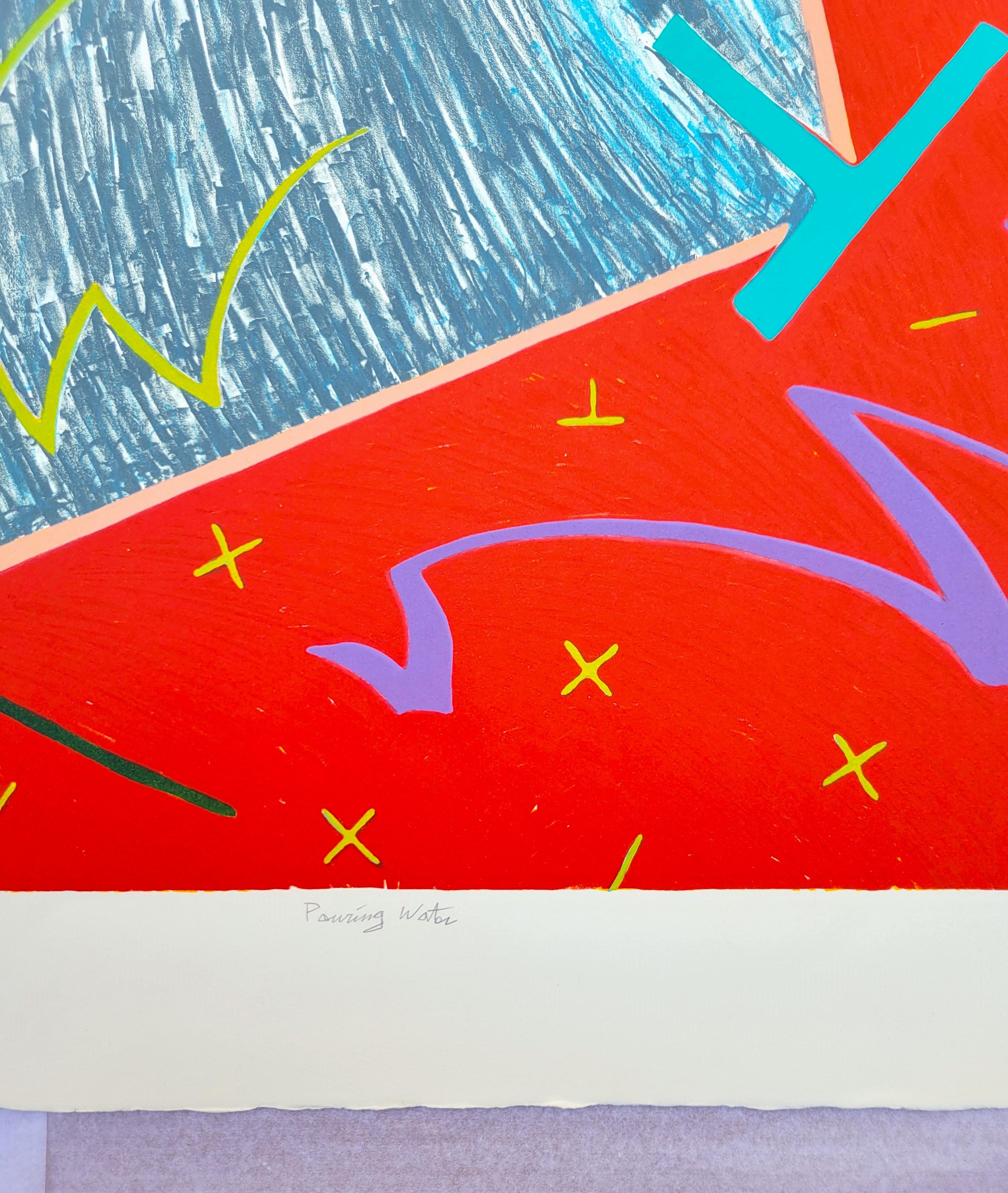 Pouring Water /// Contemporary Abstract Expressionism Geometric Rolling Stones For Sale 7