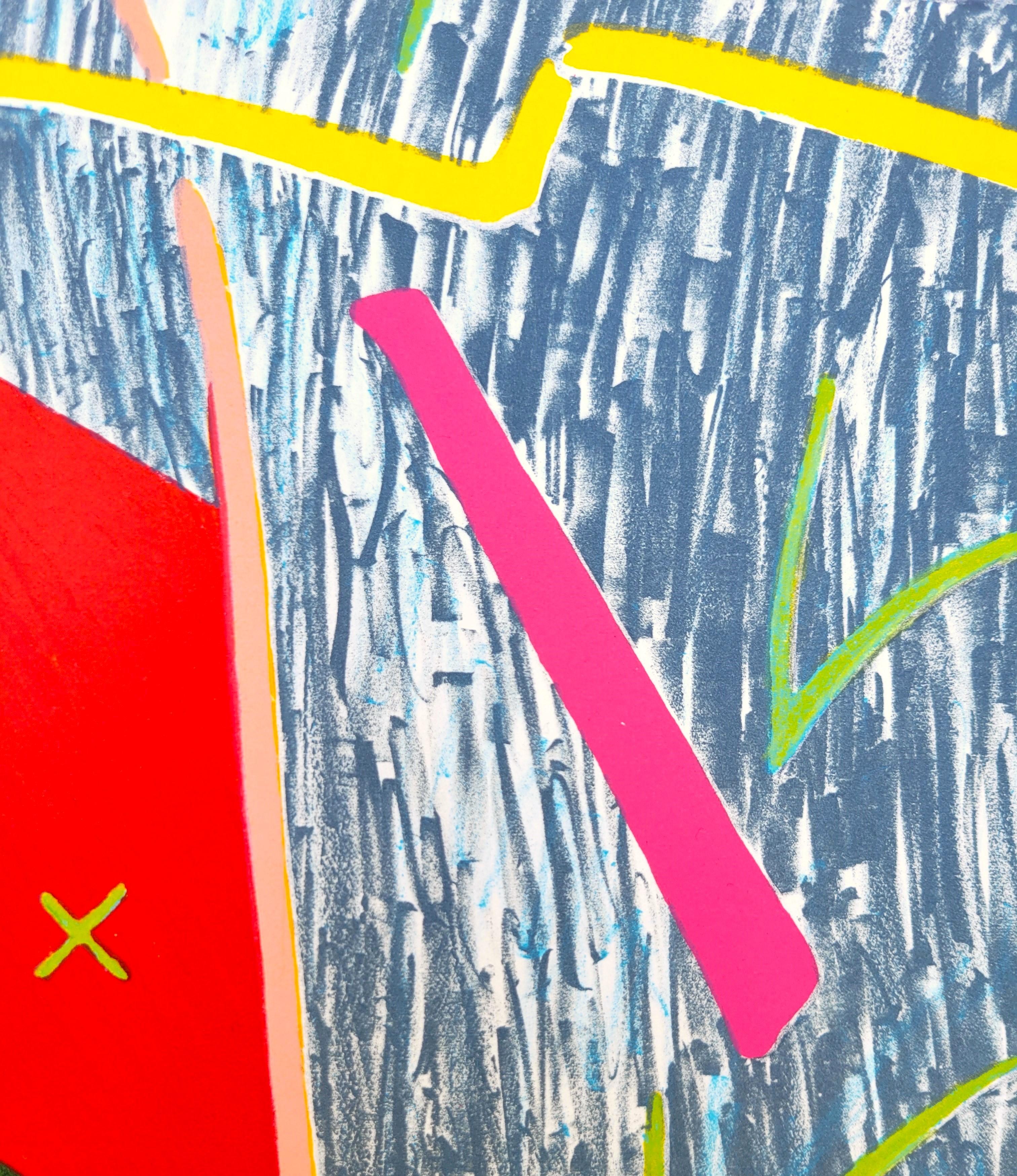 Pouring Water /// Contemporary Abstract Expressionism Geometric Rolling Stones For Sale 9