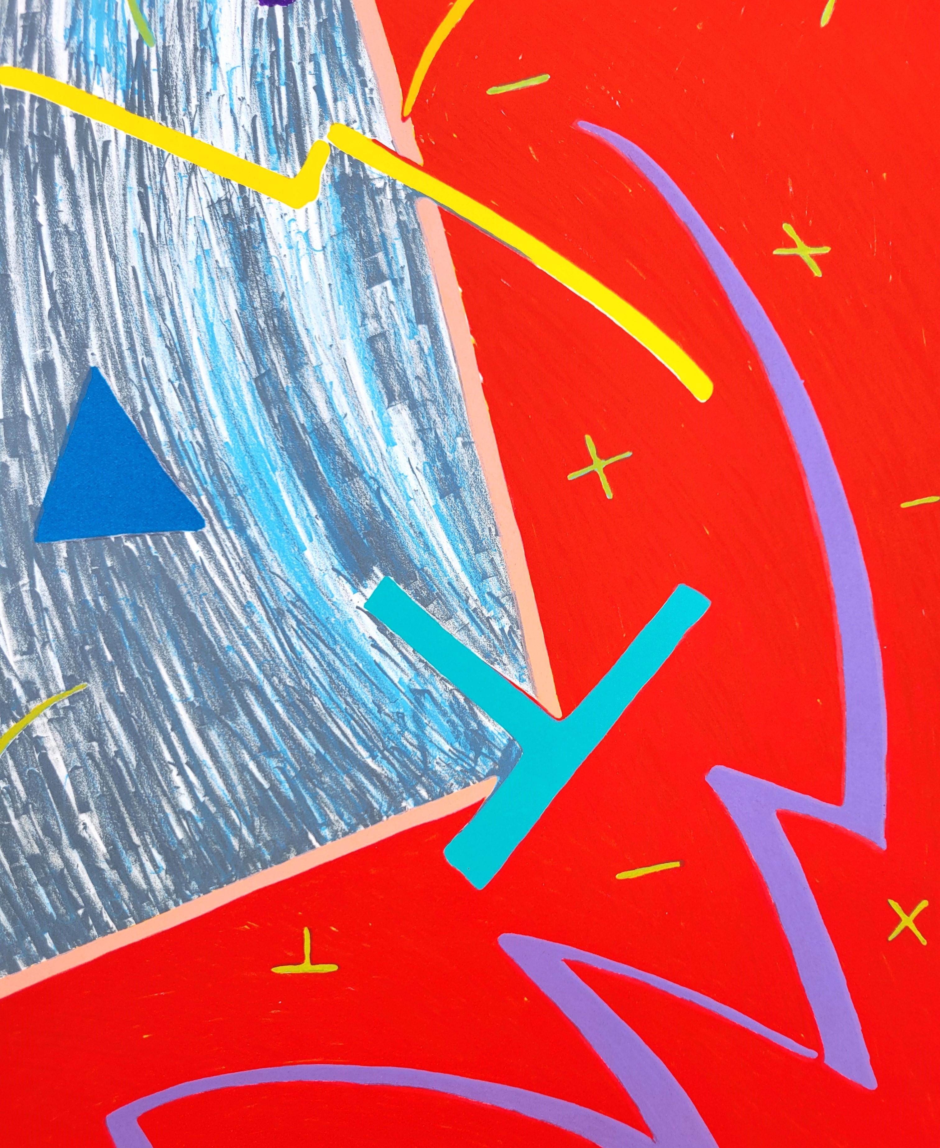 Pouring Water /// Contemporary Abstract Expressionism Geometric Rolling Stones For Sale 10