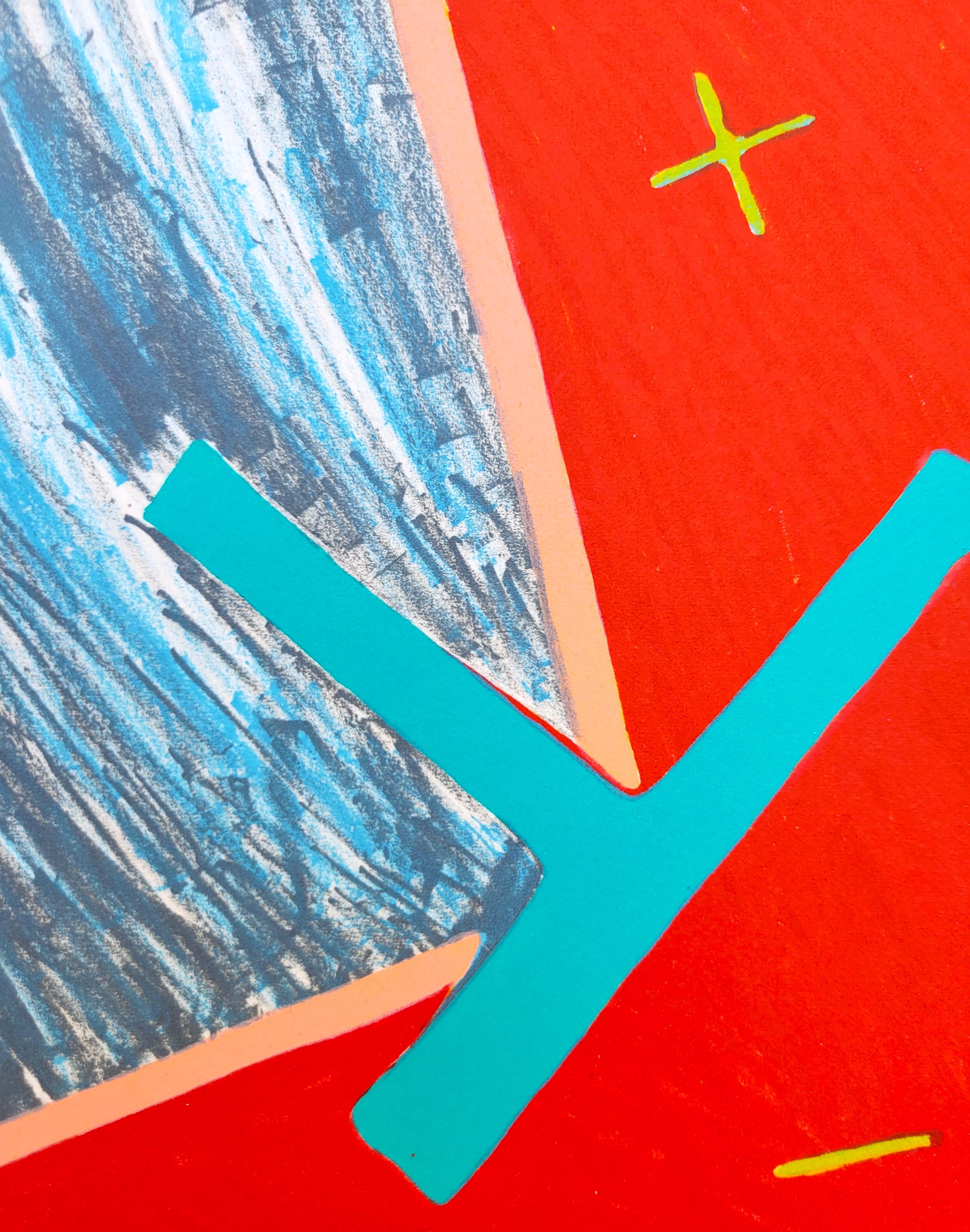 Pouring Water /// Contemporary Abstract Expressionism Geometric Rolling Stones For Sale 11