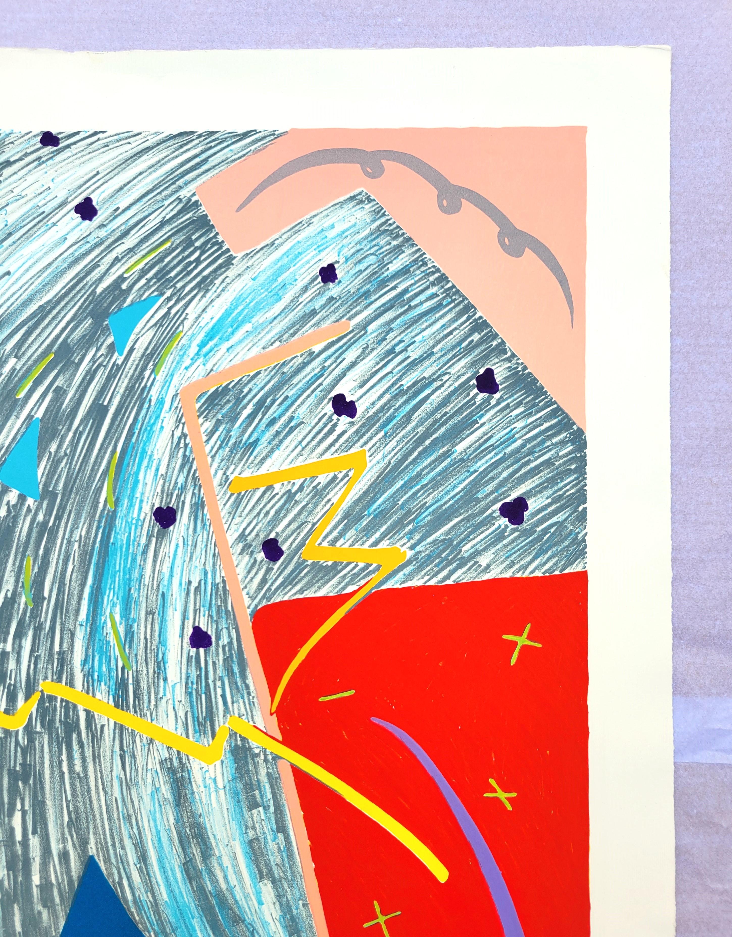 Pouring Water /// Contemporary Abstract Expressionism Geometric Rolling Stones For Sale 3