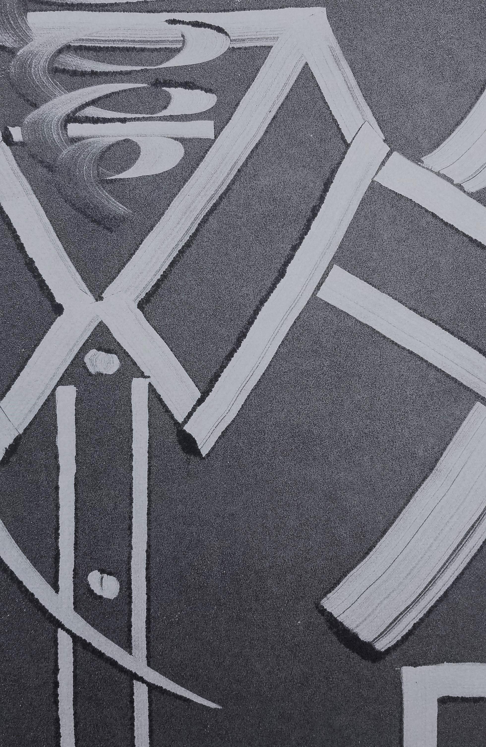 Camicia /// Contemporary Abstract Pop Art The Rolling Stones Monotype Moda in vendita 9