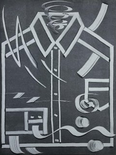 Shirt /// Contemporary Abstract Pop Art The Rolling Stones Monotype Fashion