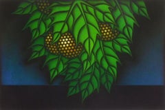 Sleepless Night, gorgeous Color mezzotint Rives BFK Signed 18/50 Japanese artist