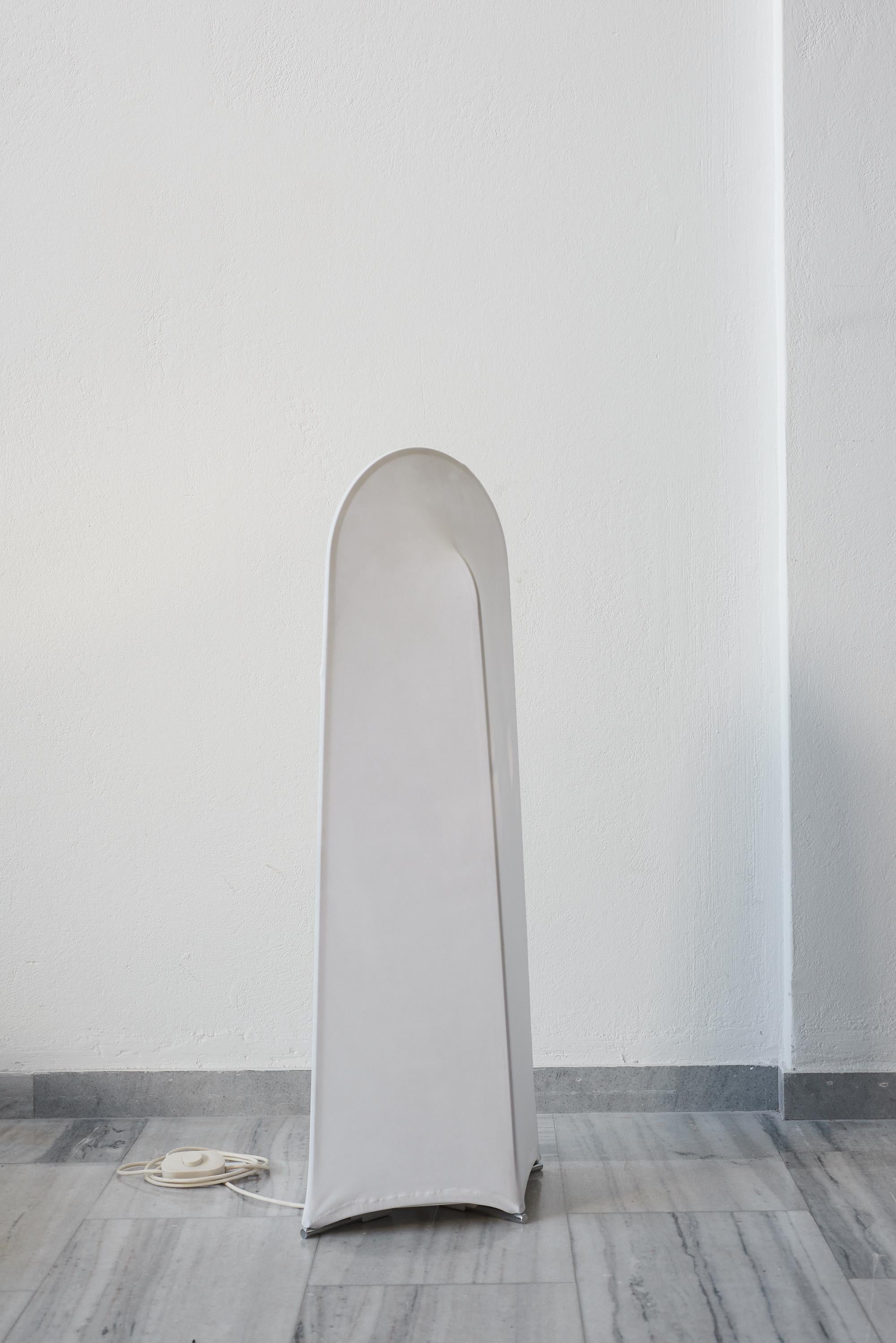 Metal Kazuki floor lamp by Kazuhide Takahama by Sirrah, 1975 For Sale