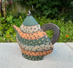 Théière post-moderne Kazuko Matthews, Californie, années 1980