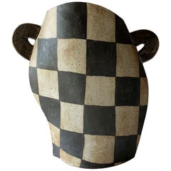 Kazuko Matthews Post Modernist California Studio Stoneware Vase