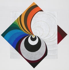 Adaptation - A, astratto geometrico di Kazumi Amano