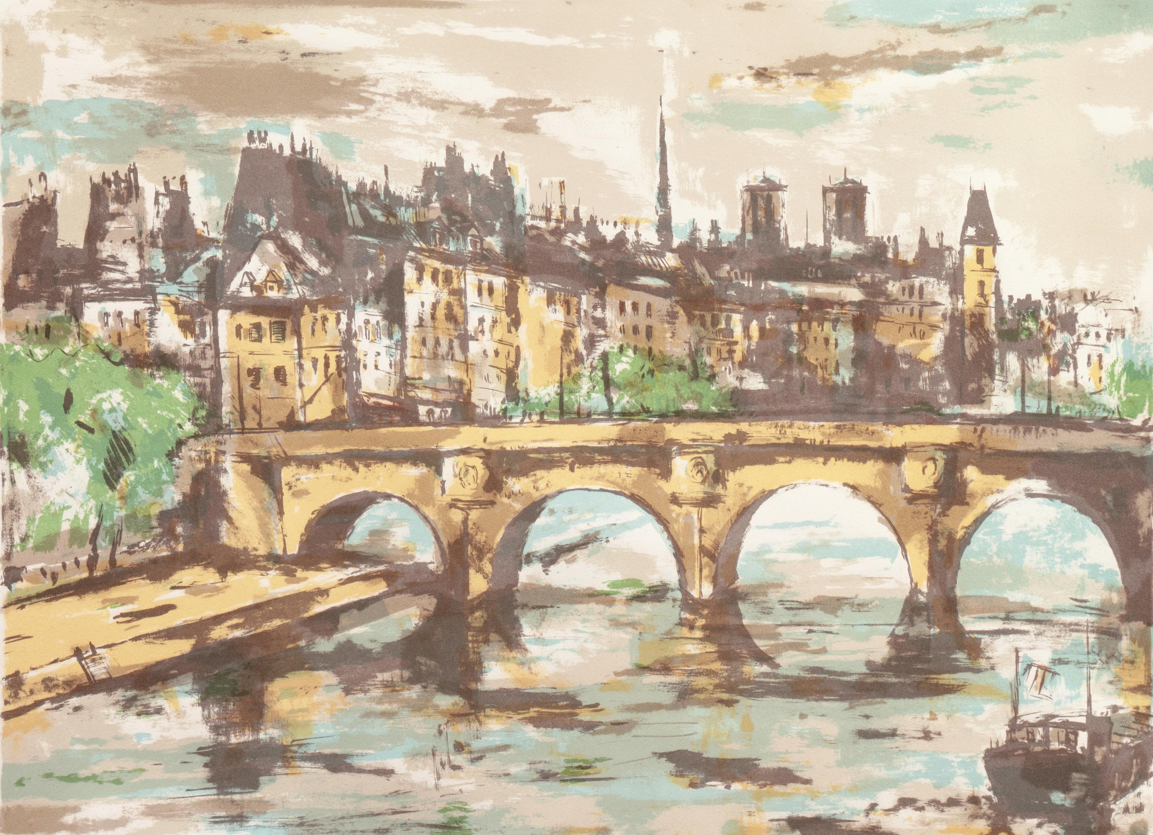 'The Pont Neuf with Notre Dame in the Distance', Tokyo Fine Arts Academy