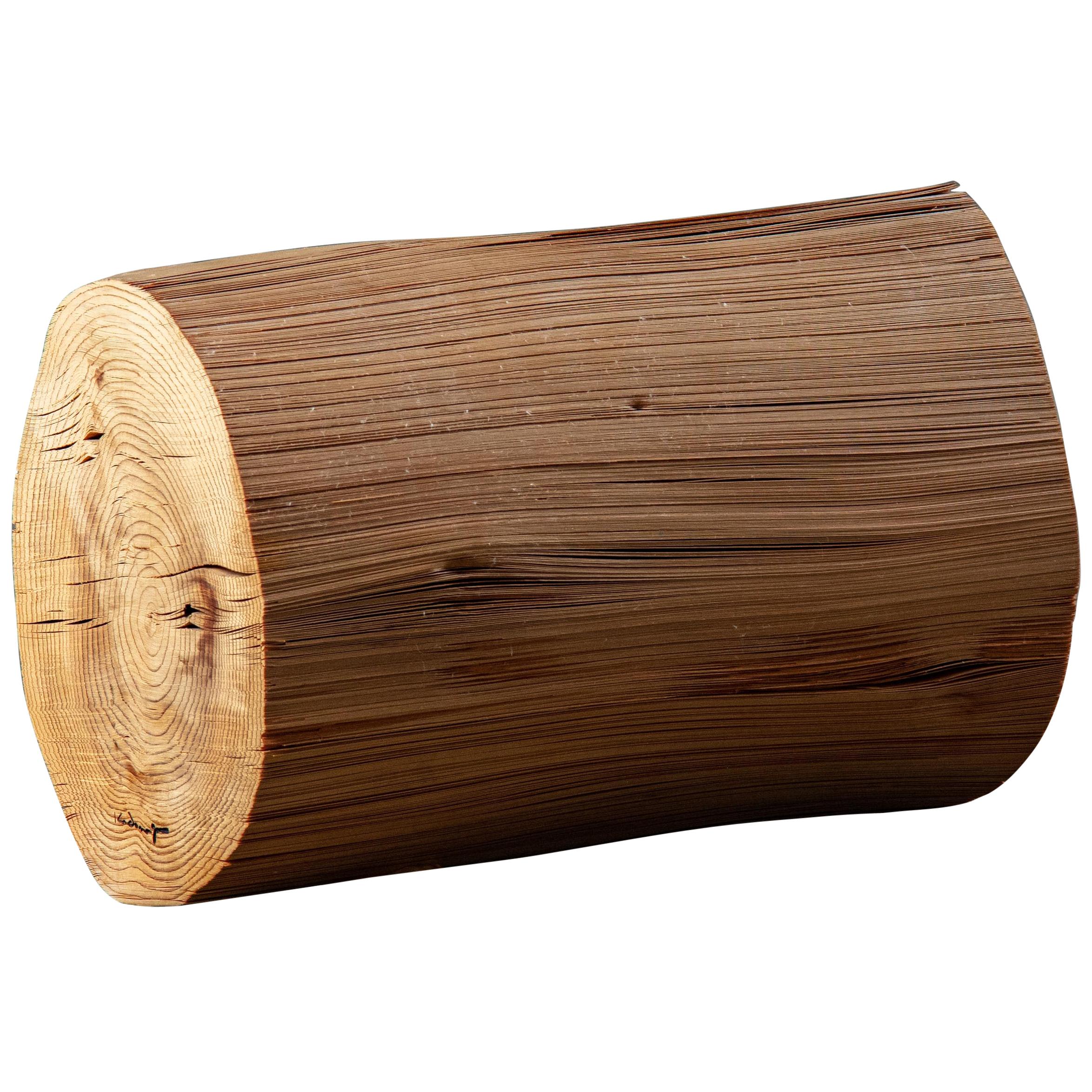 Kazuo Kadonaga Peeled Wood Log 'Wood No. 5' For Sale