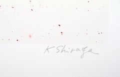 Passionate Winner, Colorful Abstract Silkscreen by Shiraga