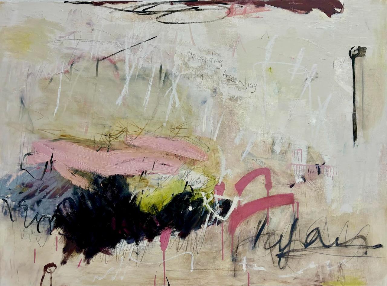 I let you go - be with me, original painting, abstract, contemporary
