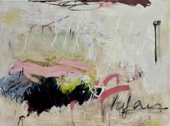 Je te laisse partir - sois avec moi, peinture originale, abstraite, contemporaine