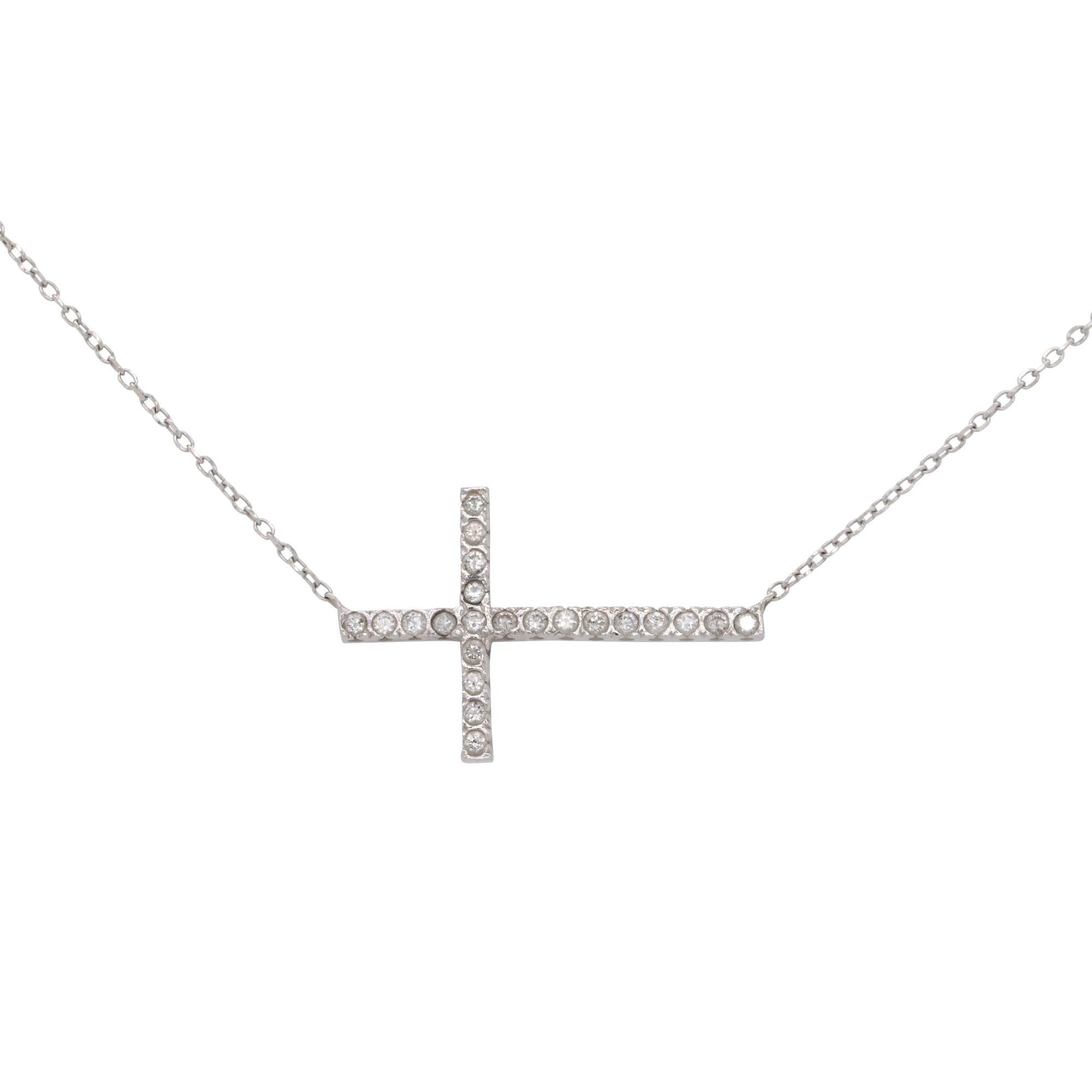 kc designs diamond cross necklace