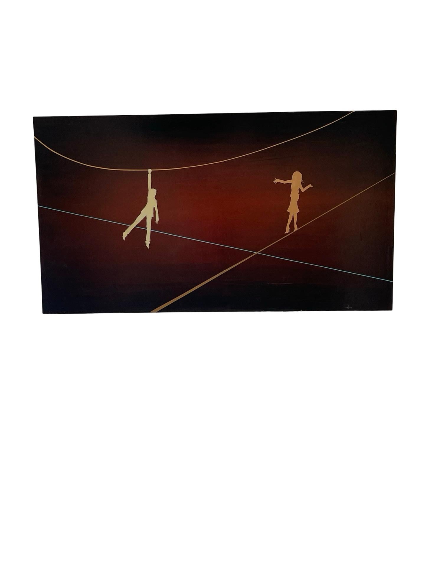 KC Haxton Acryl zeitgenössische Malerei (Moderne der Mitte des Jahrhunderts) im Angebot