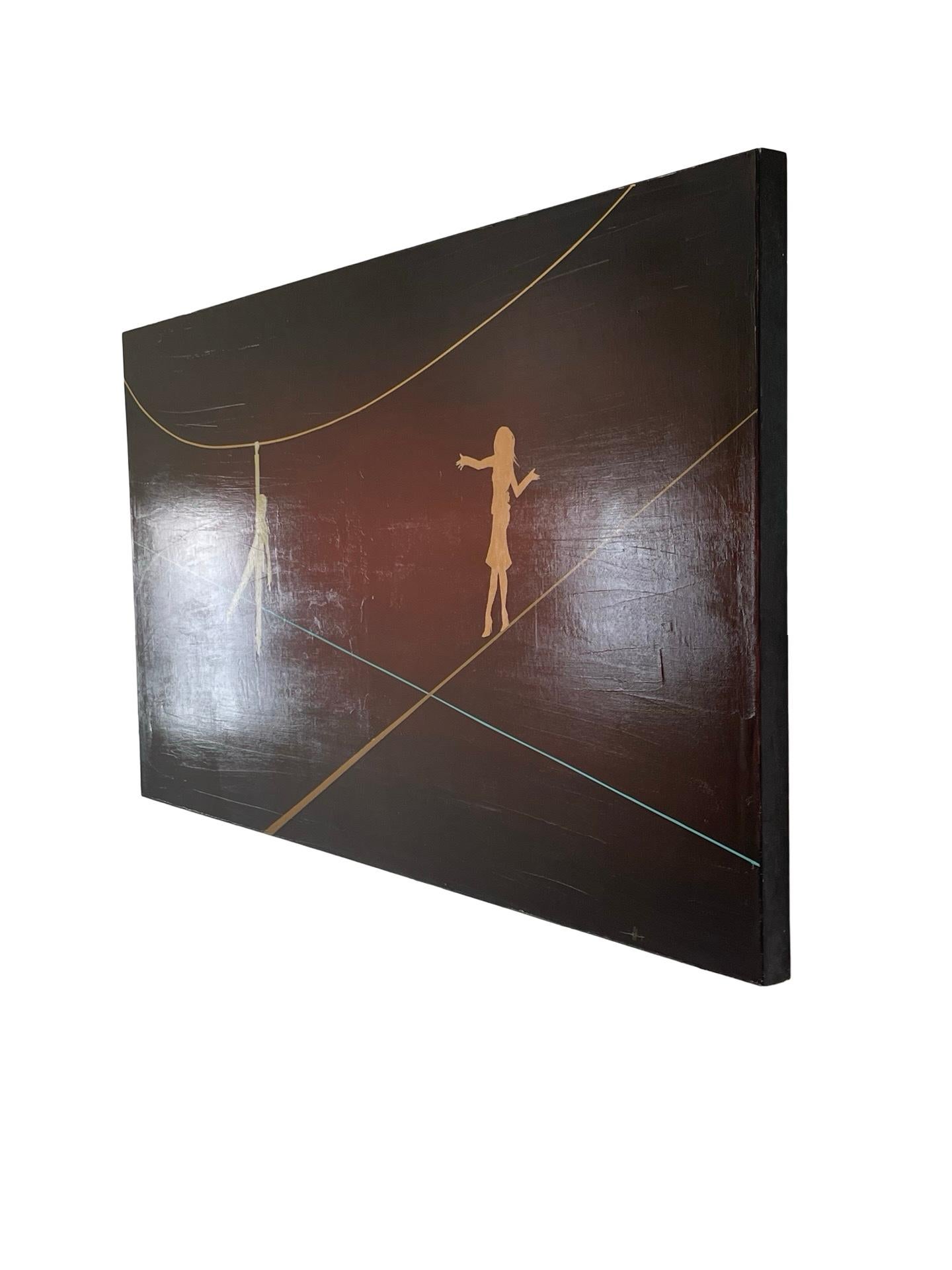 KC Haxton Acryl zeitgenössische Malerei (Gebürstet) im Angebot