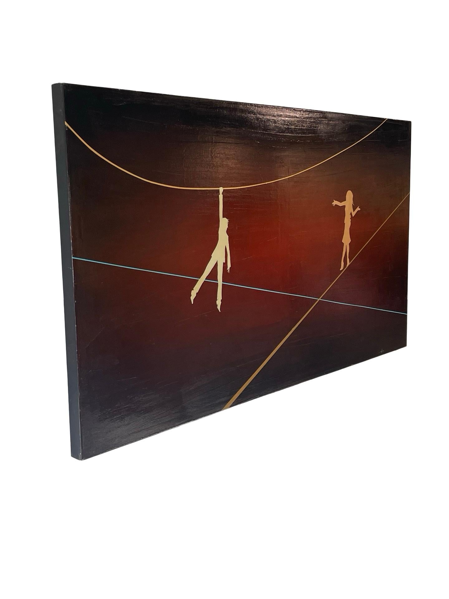 KC Haxton Acryl zeitgenössische Malerei im Zustand „Hervorragend“ im Angebot in Pasadena, CA