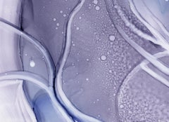 Crying Up, Original Abstract Ink Painting on Yupo Paper