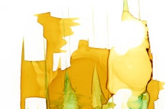Reflection of What, Original Contemporary Abstract Ink Painting on Yupo Paper