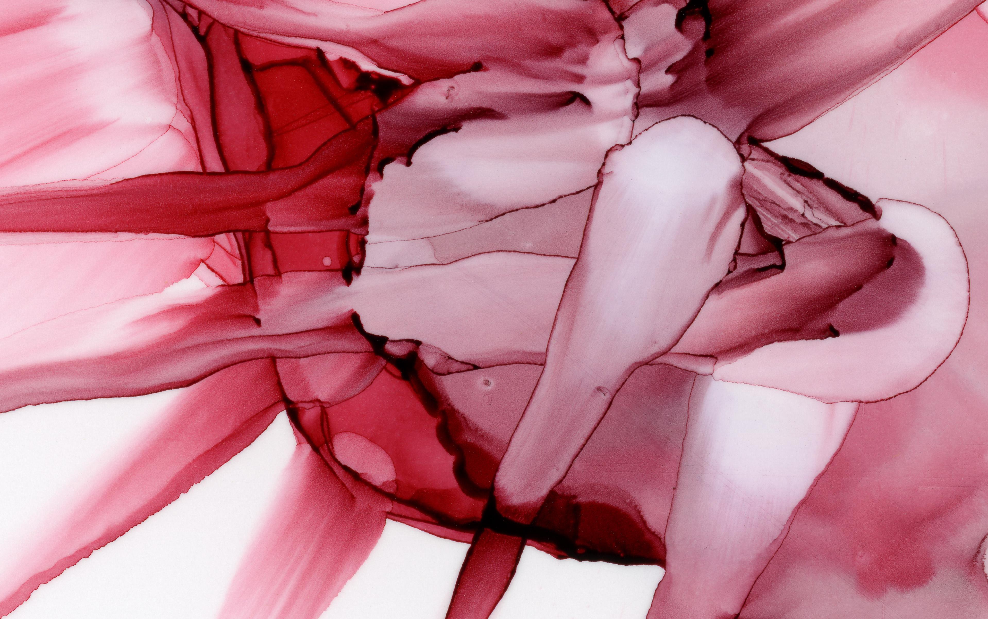 Virus, peinture à l'encre abstraite contemporaine originale sur papier Yupo en vente 3