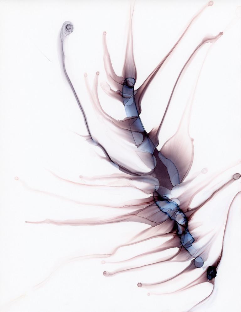 KC Pollak - Worry, Original Contemporary Minimalist Abstract Ink ...