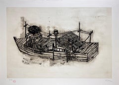 "Fabelas" 2003 incisione originale firmata a mano acquatinta acquaforte 29x42in