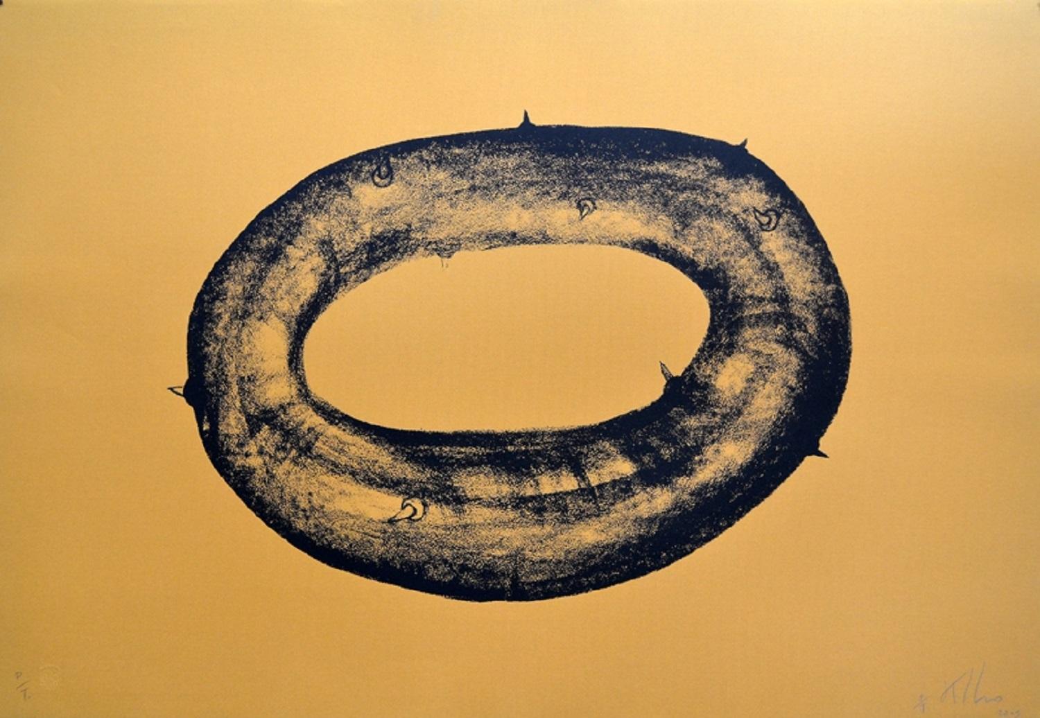 Alexis Kcho Leiva (Cuba, 1970)
'Canaima II', 2003
silkscreen on paper Canson 320 g.
27.2 x 39.4 in. (69 x 100 cm.)
Edition of 
ID: KCH-117
Unframed
