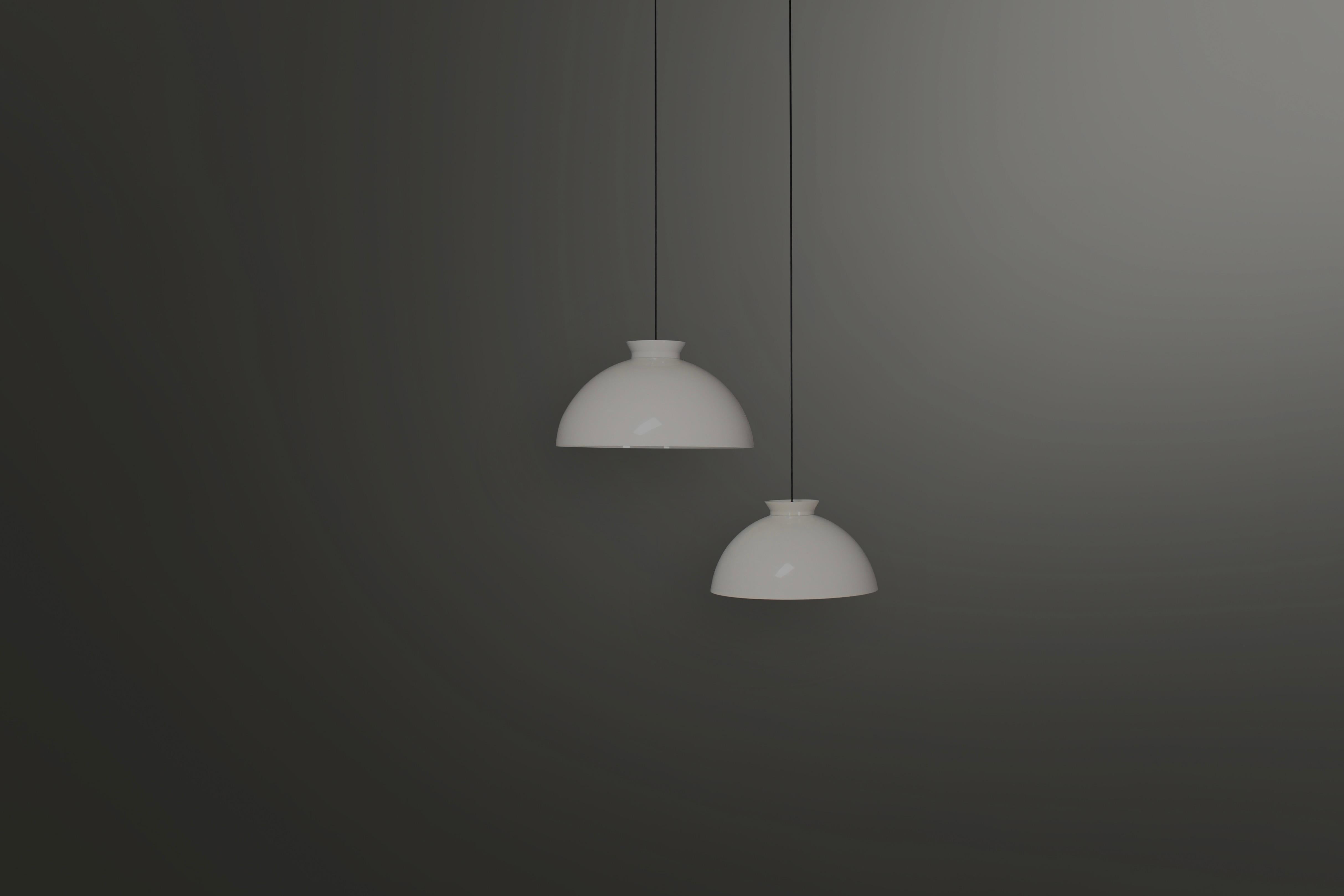 'KD 6 Grande’ Pendant by Achille and Pier Giacomo Castiglioni for Kartell, 1959 In Excellent Condition For Sale In Echt, NL
