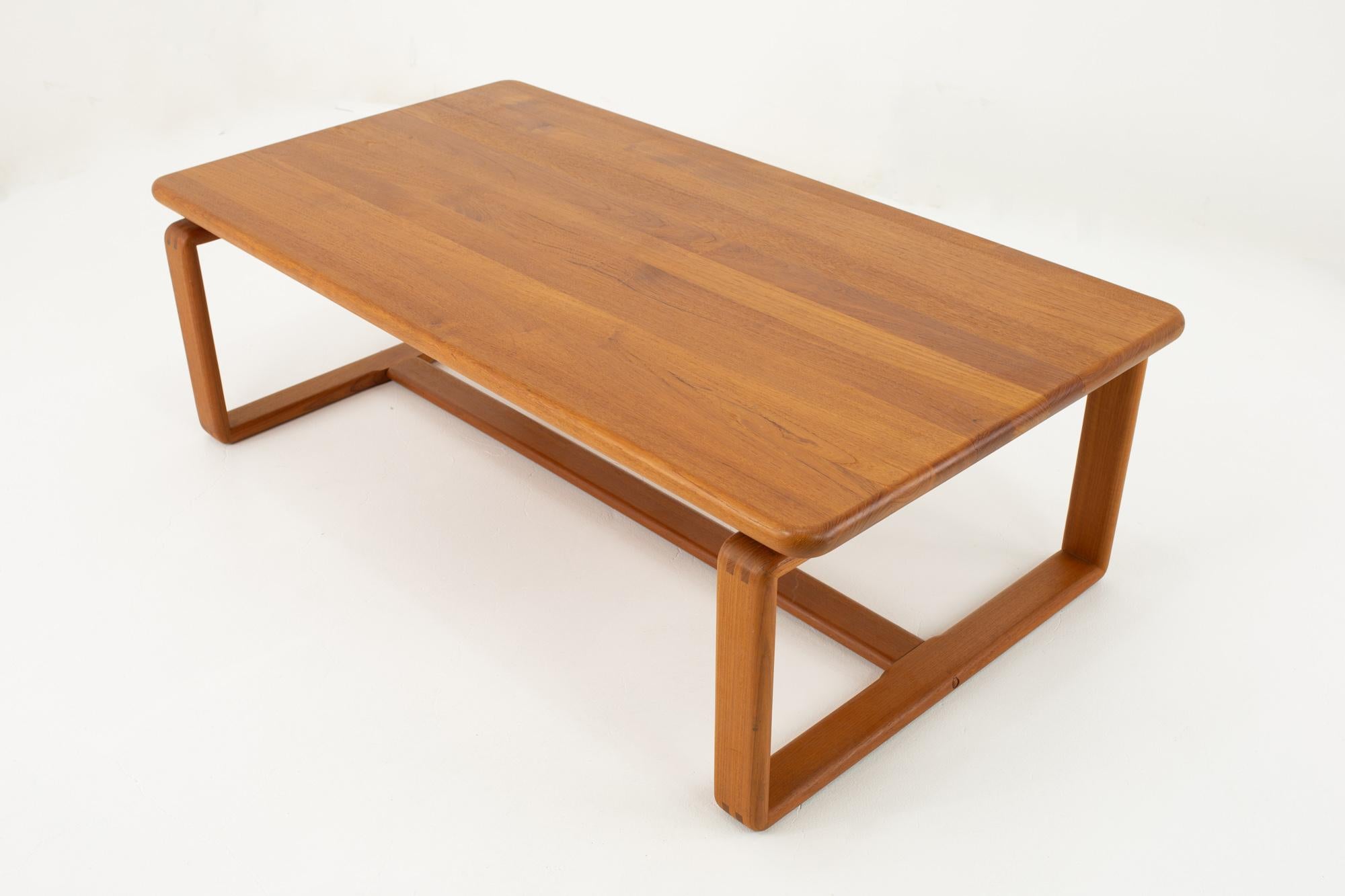 Mid-Century Modern KD Furniture Mid Century Teak Coffee Table