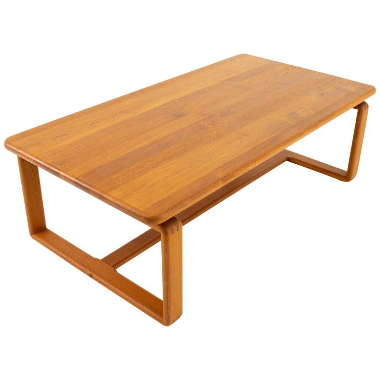 KD Furniture Midcentury Teak Coffee Table For Sale at 1stDibs