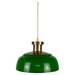 KD7 Green Pendant Light, by Achille & Pier Giacomo Castiglioni for Kartell, 1959