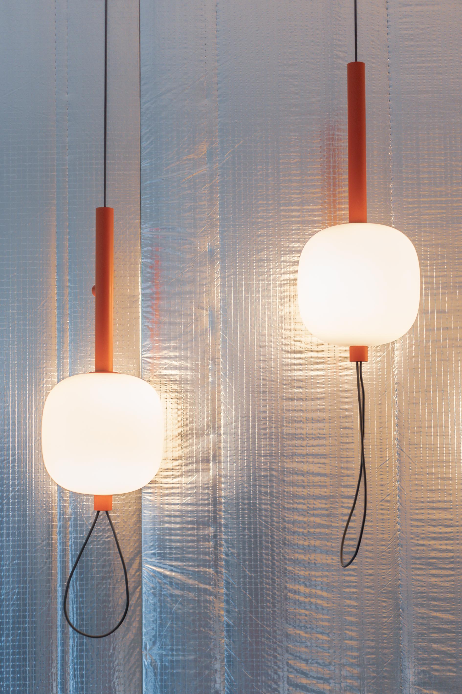 KDLN Contemporary MOTUS Led Suspension Adjustable Lamp Red In New Condition For Sale In Trezzano sul Naviglio, Milano Lombardia