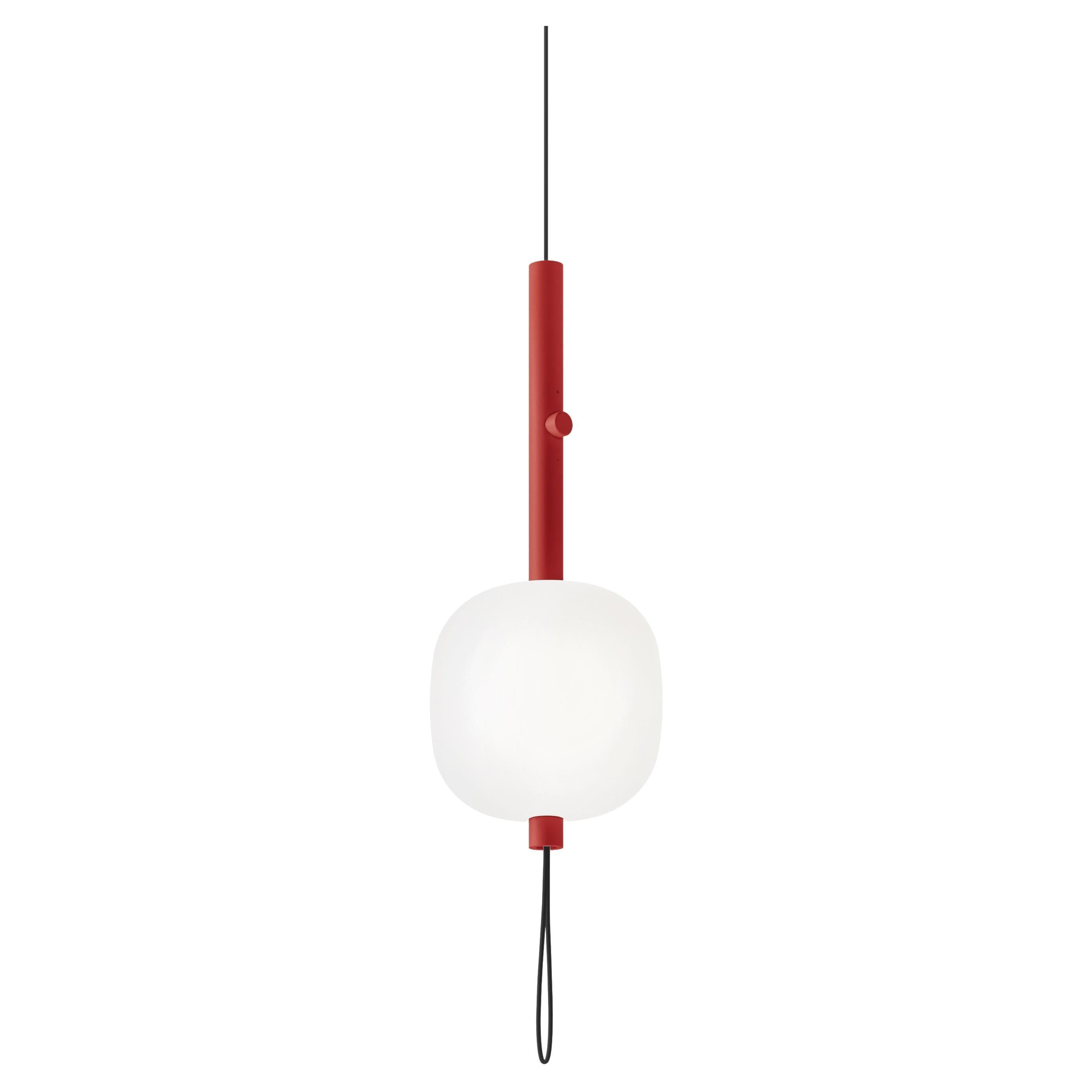 KDLN Contemporary MOTUS Led Suspension Adjustable Lamp Red For Sale