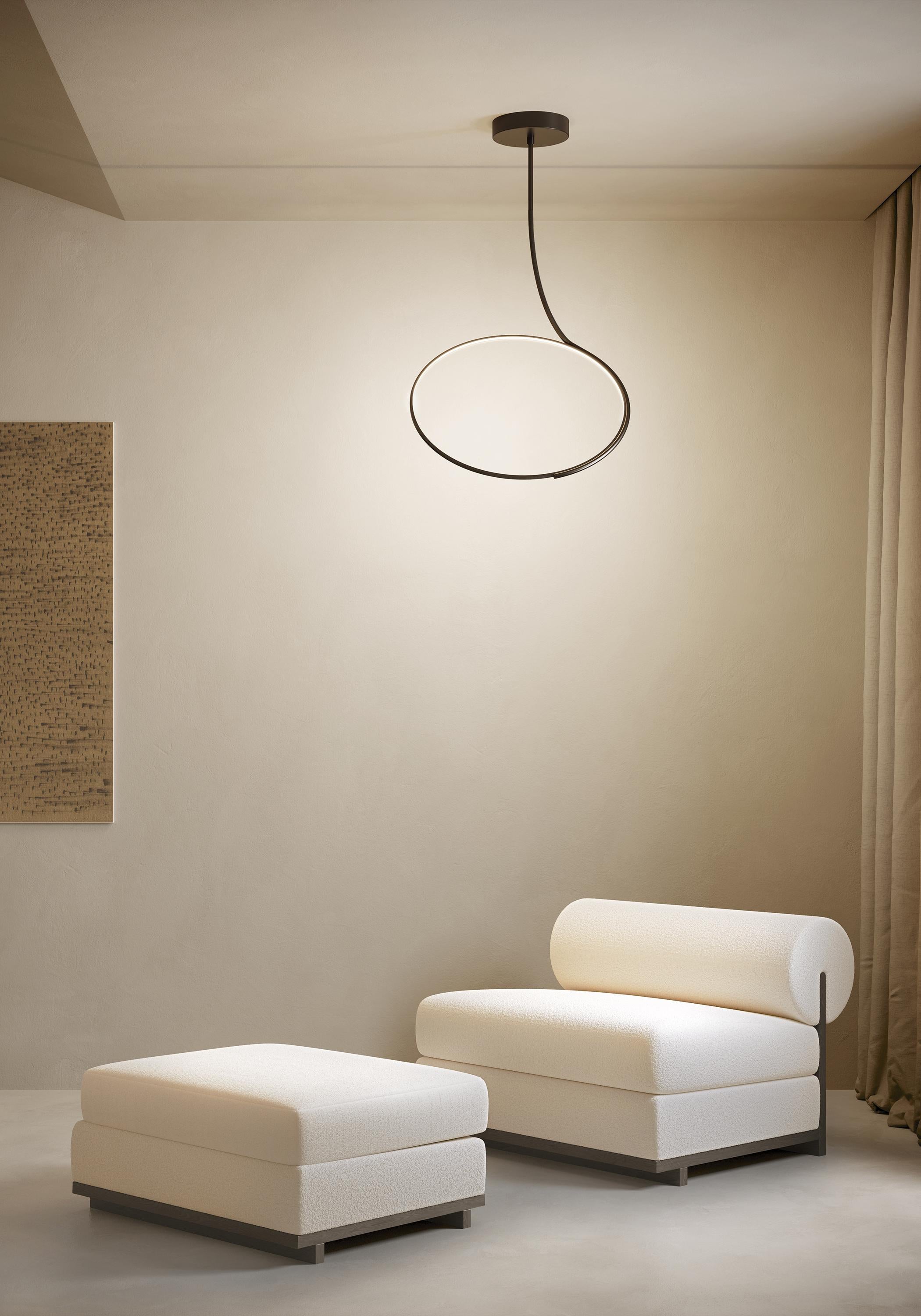 KDLN Contemporary POISE Led Ceiling Lamp In New Condition For Sale In Trezzano sul Naviglio, Milano Lombardia