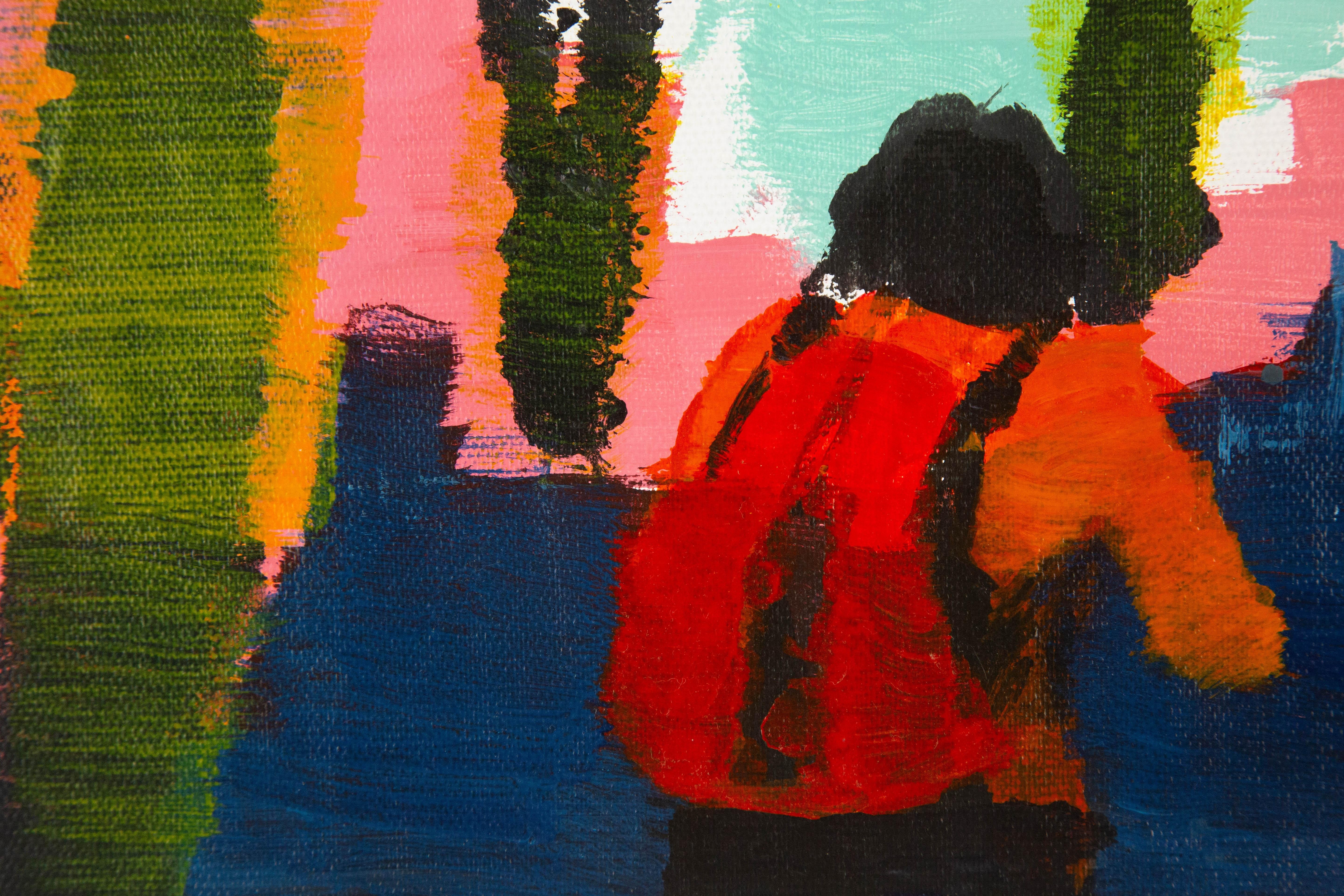 Ke Yang Contemporary Original Oil On Canvas 