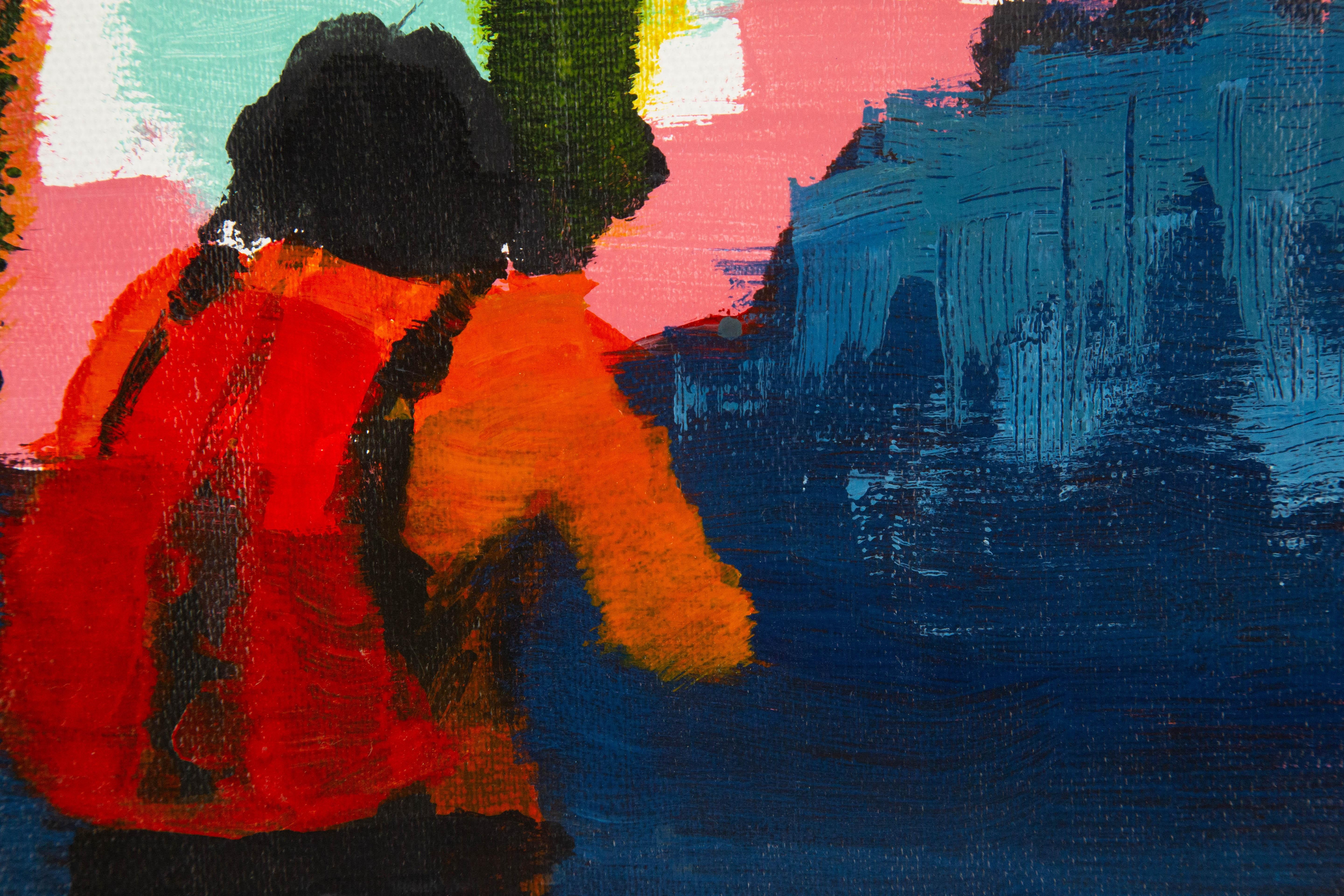 Ke Yang Contemporary Original Oil On Canvas 