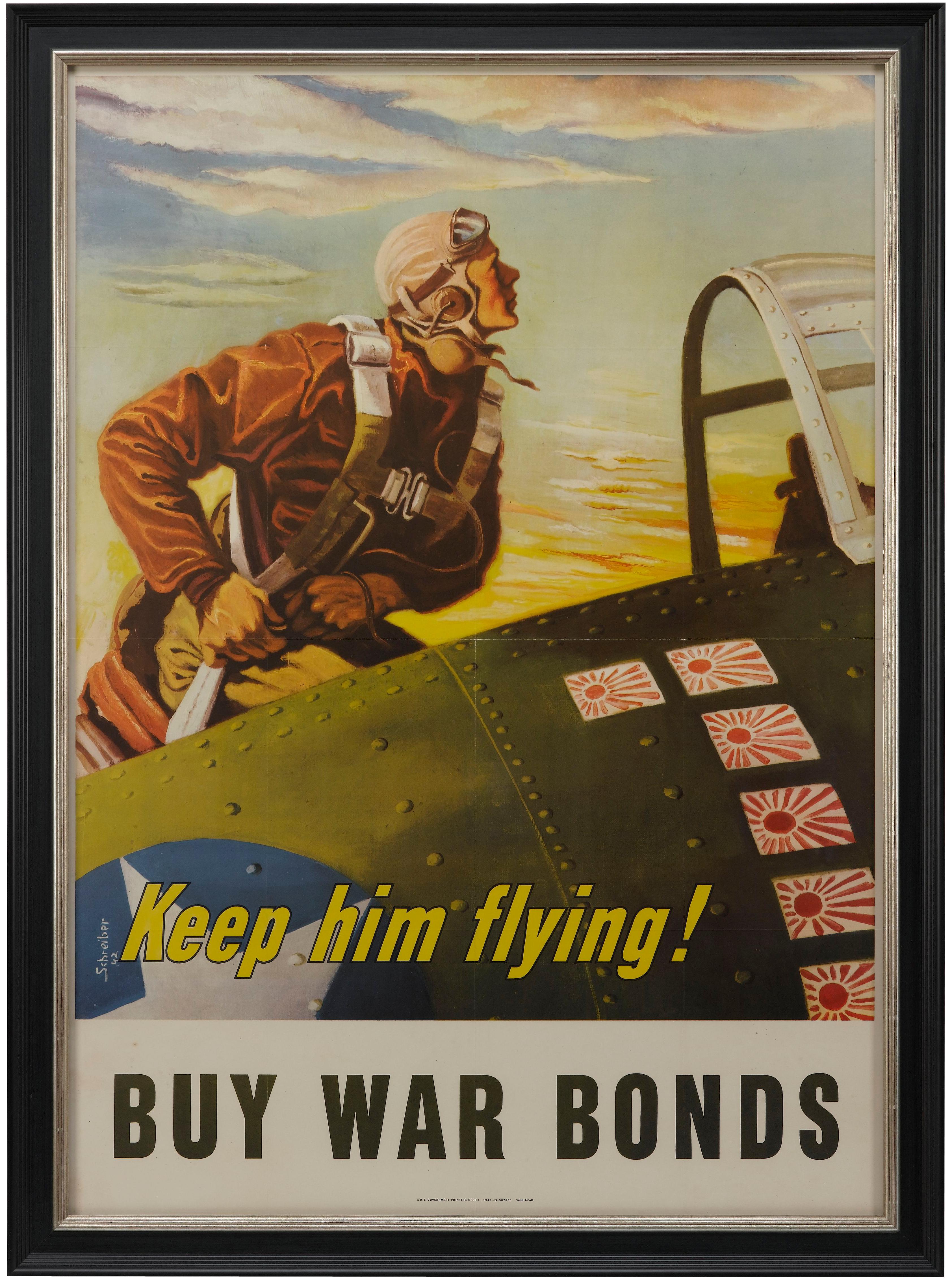 what is the motivation behind the “buy the new victory bonds” poster