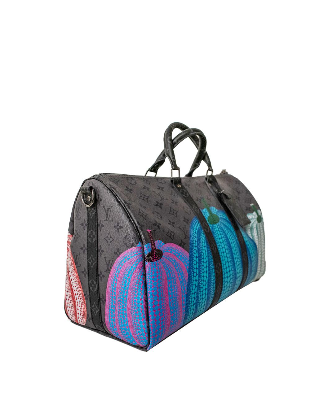 Women's or Men's Keepall 45 Pumpkins Louis Vuitton x Yayoi Kusama