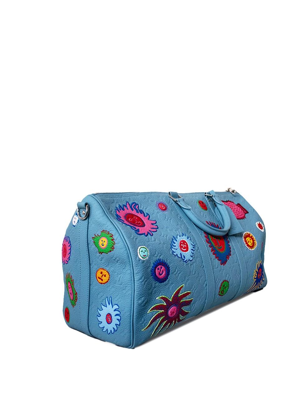 Keepall 50 Travel Bag Louis Vuitton x Yayoi Kusama In New Condition In London, GB