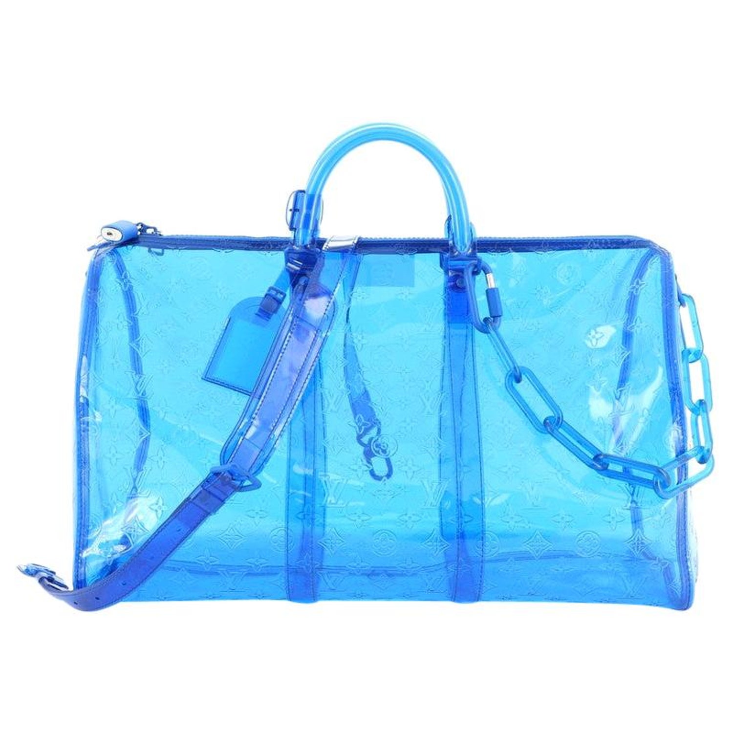 Louis Vuitton Clear Blue Bag - For Sale on 1stDibs