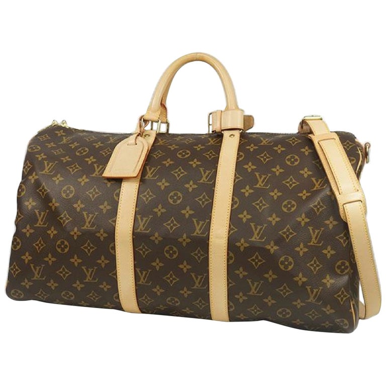 Louis Vuitton Keepall bandouliere 50 unisex Boston bag M41416 For Sale at 1stdibs