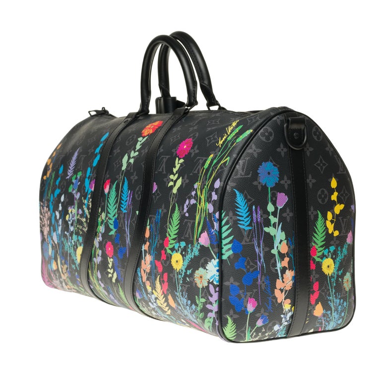 Louis Vuitton S/S20 Multi-Flowers Keepall50 - BAGAHOLICBOY