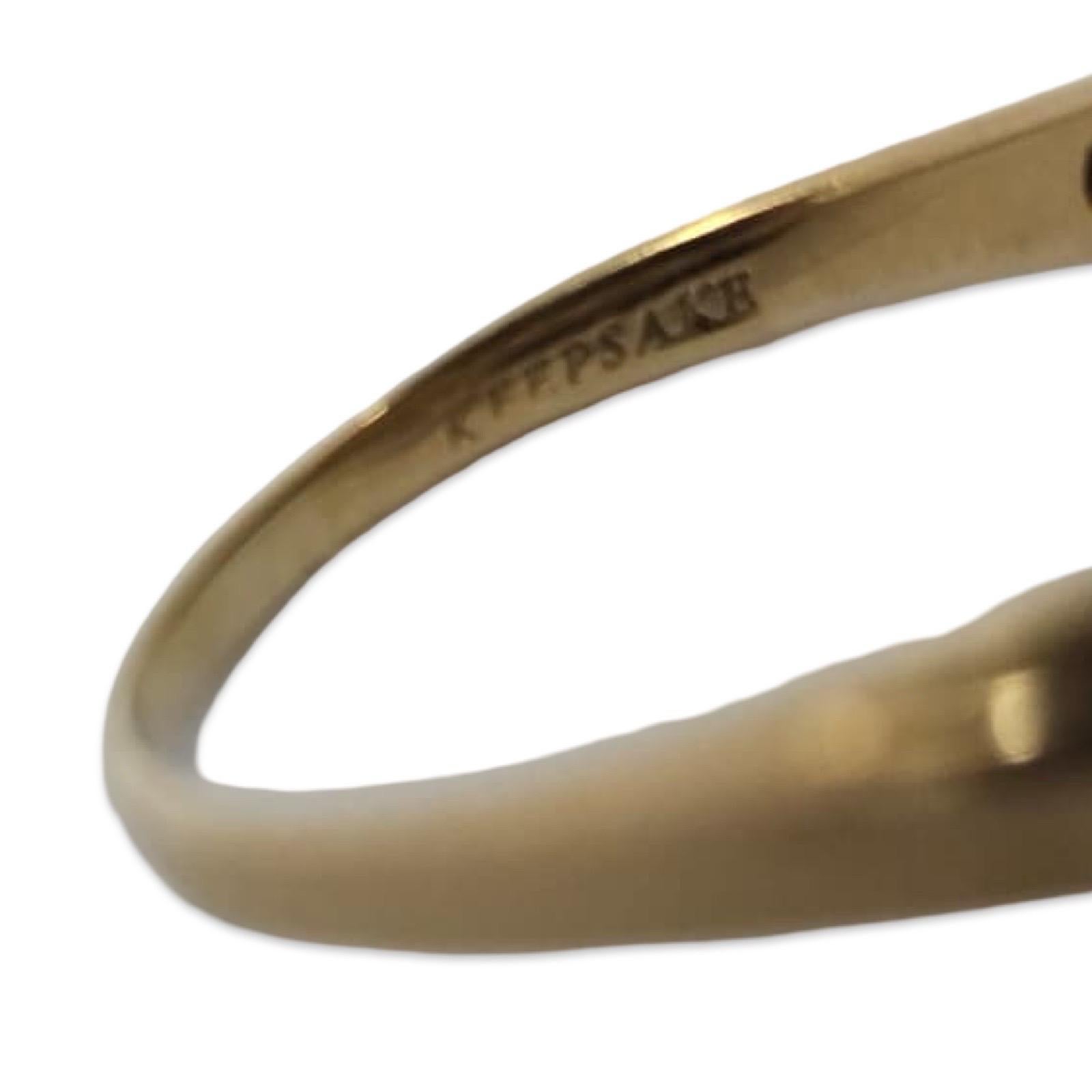 Keepsake 0.96ctw Tanzanite & Diamond Rings Anello in oro 14k in vendita 1