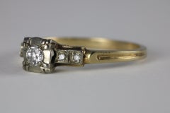 Keepsake Two-Tone Diamond Engagement Ring