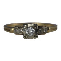 Keepsake Two-Tone Diamond Engagement Ring