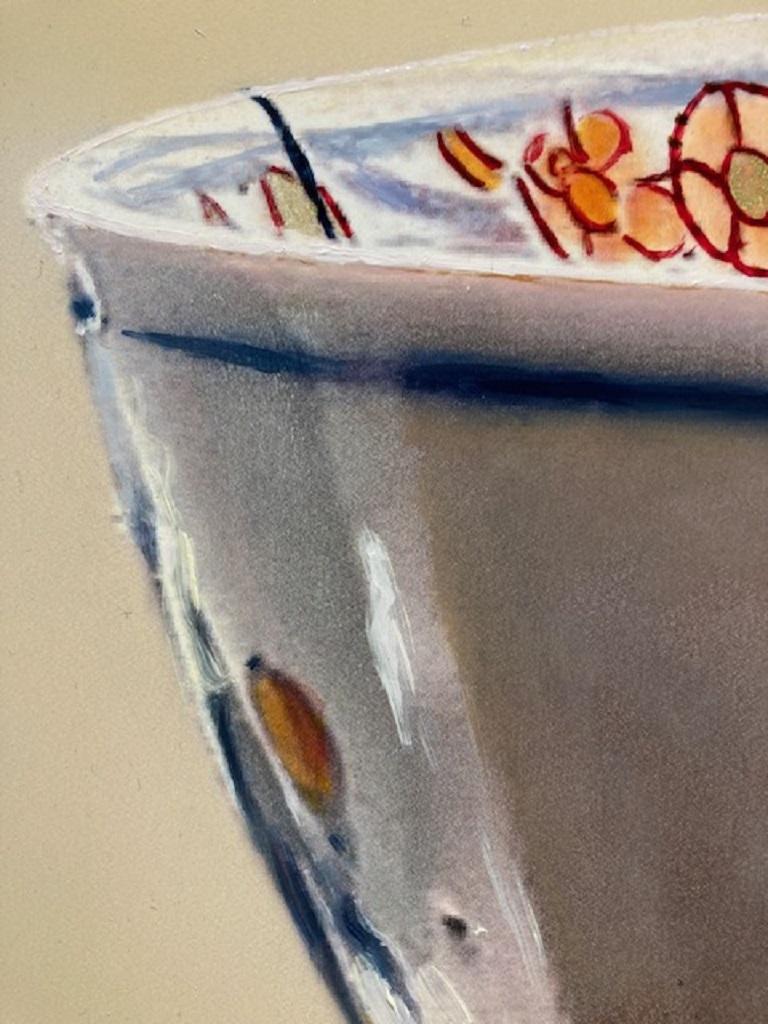 Cuenco Kom Pintura al óleo sobre panel Bodegón Vajilla Meditación En Stock en venta 3