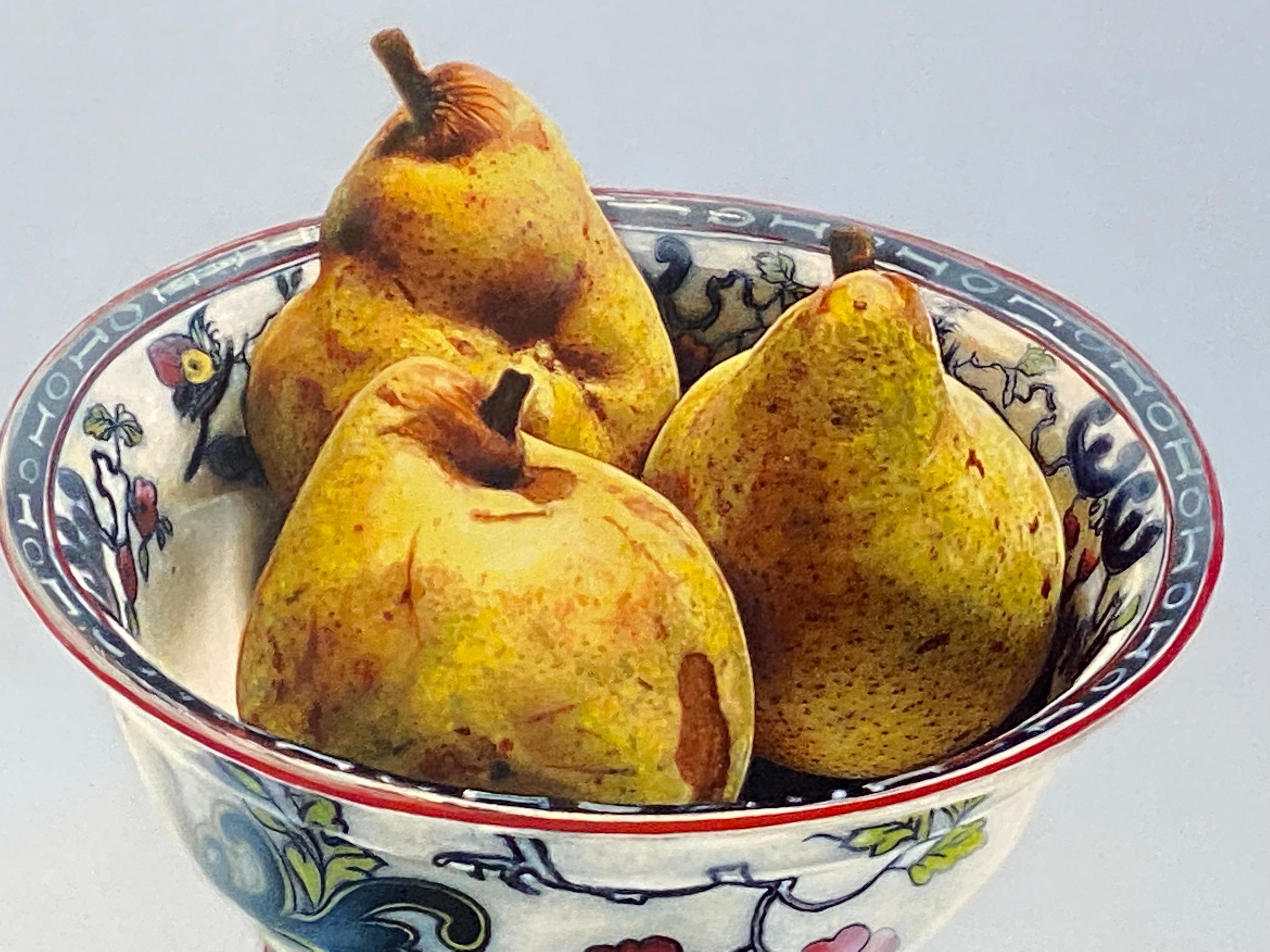 Old Dutch Pears- 21st Century Contemporary Realistic Still-life Painting  2