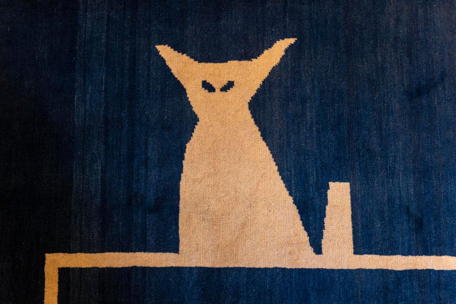 Kees Timmer, im Stil von. 
Teppich oder Wandteppich aus 100% Merinowolle, handgefertigt mit natürlichen Farbstoffen.

Zeitgenössische Arbeit.

Abmessungen: H 240 x B 200 cm.