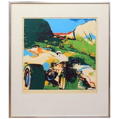 Kees van Bohemen "Circuit", Silkscreen, 1971
